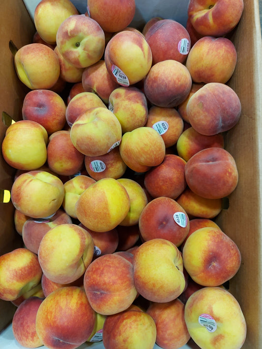 Peaches (25lb) - Roughly 50-70 case count