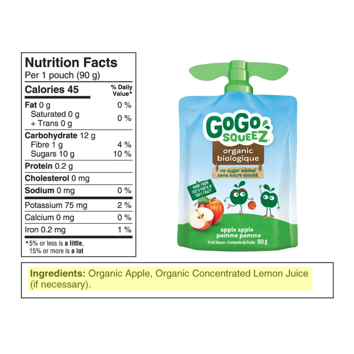 GoGo SQUEEZ Fruit Sauce - Mixed Case - 24 x 90 g
