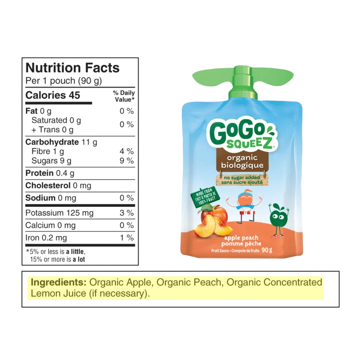 GoGo SQUEEZ Fruit Sauce - Mixed Case - 24 x 90 g
